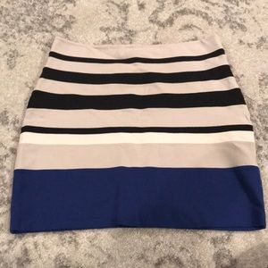 Express stripped women’s pencil skirt.